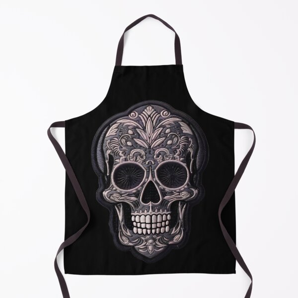 Item preview, Gothic Skull Embroidery Patch I: Dark Style for Rock and Metal Lovers. designed and sold by InsaneLEDP.