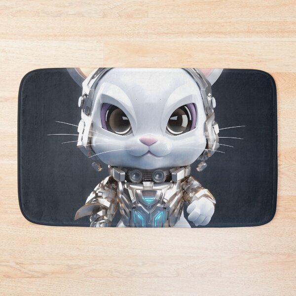 Item preview, cyborg rabbit designed and sold by MagicStudioArt.