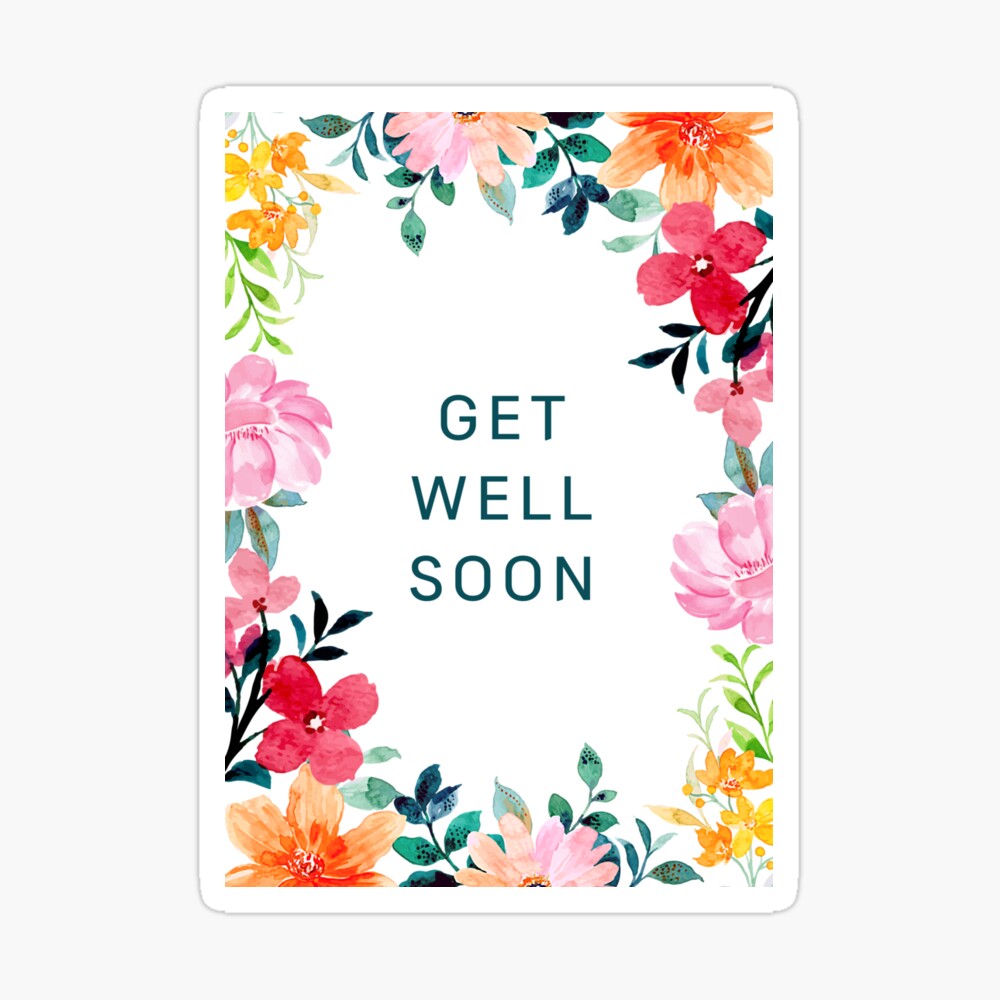 Get Well Soon - Watercolour Teddy Bear and Heart Greeting Card for Sale by  SimplySimpleOrg