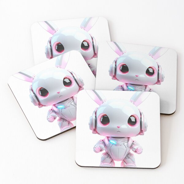 Item preview, cyborg rabbit designed and sold by MagicStudioArt.