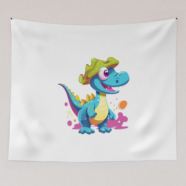 Item preview, Joyful Lambeosaurus: Joyful and Radiant Dinosaur Lambeosaurus designed and sold by CozyCanvasCrew.