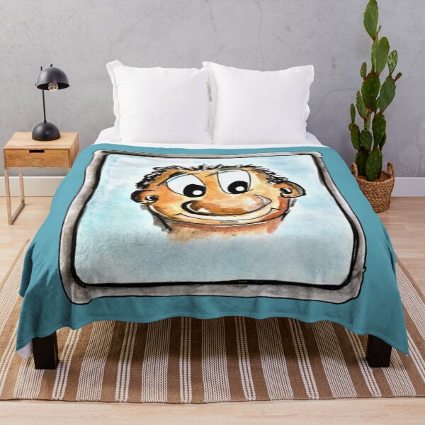 Item preview, funny face comic, watercolor, fine art designed and sold by janianna.