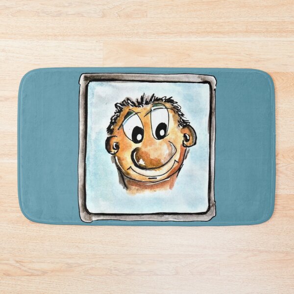 Item preview, funny face comic, watercolor, fine art designed and sold by janianna.