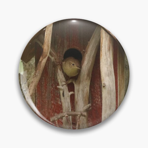 Item preview, House Wren Peeking From Birdhouse designed and sold by Judy Geller.