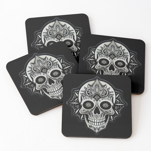 Item preview, Gothic Skull Embroidery Patch II: Dark Style for Rock and Metal Lovers. designed and sold by InsaneLEDP.