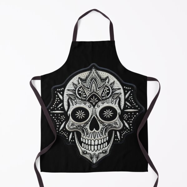 Item preview, Gothic Skull Embroidery Patch II: Dark Style for Rock and Metal Lovers. designed and sold by InsaneLEDP.
