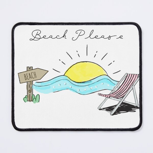 Item preview, BEACH PLEASE SUMMER HAND PAINTED ART designed and sold by U-mule.