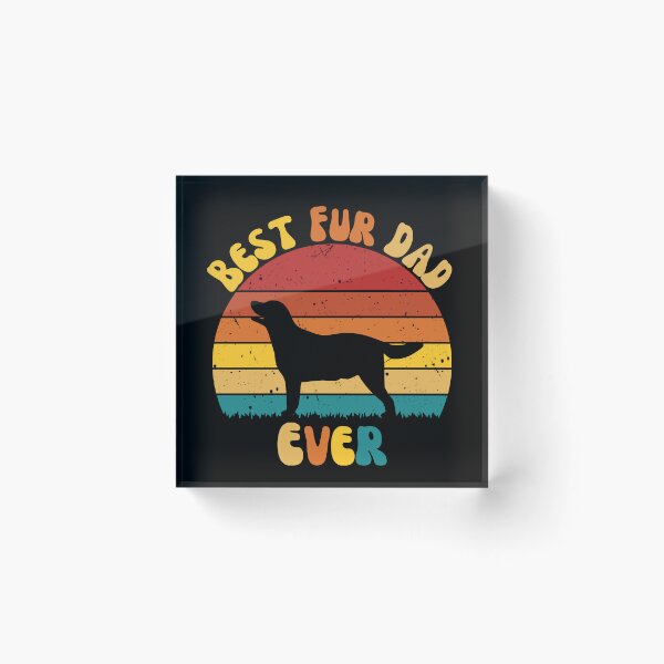 Item preview, Best Fur Dad Ever Funny Best Dog Dad Ever designed and sold by Nicet-shirt1.
