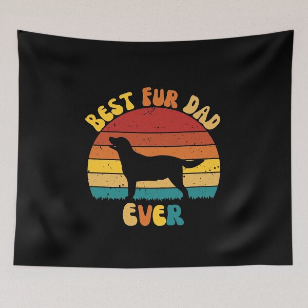 Item preview, Best Fur Dad Ever Funny Best Dog Dad Ever designed and sold by Nicet-shirt1.