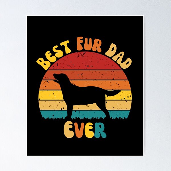 Item preview, El mejor papá peludo de todos los tiempos Divertido El mejor papá perro de todos los tiempos designed and sold by Nicet-shirt1.