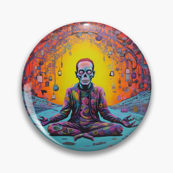 Artikelvorschau, Meditations-Zombie entworfen und verkauft von Klyngzo1916.