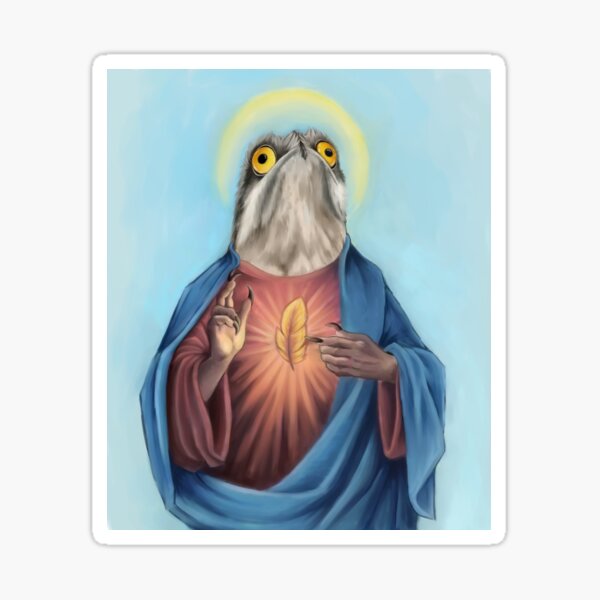 Item preview, Our Lord and savior potoo bird designed and sold by dragongirl222.