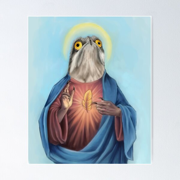 Item preview, Our Lord and savior potoo bird designed and sold by dragongirl222.