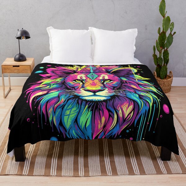 Item preview, Bold and Vibrant Lion design designed and sold by Artbyminga.