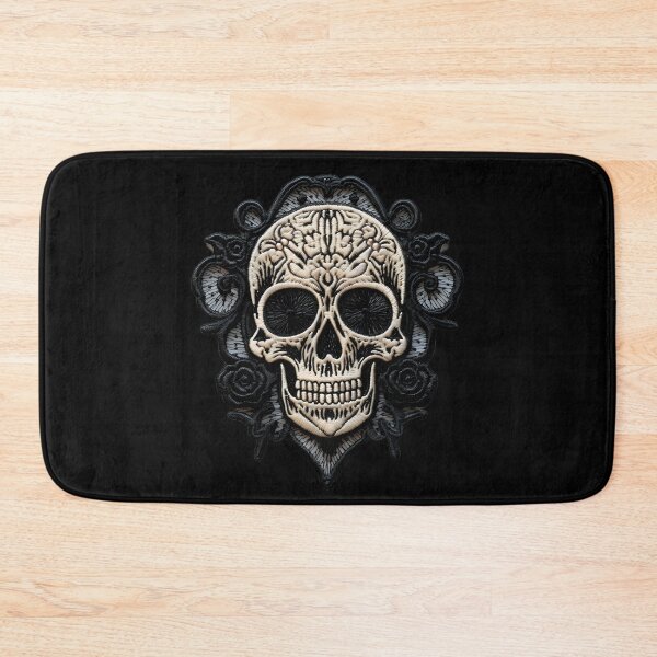 Item preview, Gothic Skull Embroidery Patch IV: Dark Style for Rock and Metal Lovers. designed and sold by InsaneLEDP.