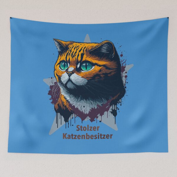 Artikelvorschau, Stolzer Katzenbesitzer entworfen und verkauft von IcalsaidArt.