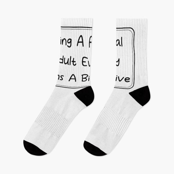 Item preview, Being a functional adult every day seems a bit excessive, adult saying designed and sold by Blonc-ou.