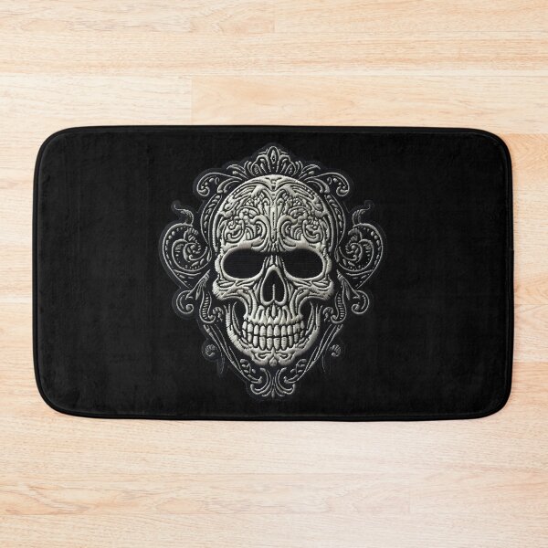 Item preview, Gothic Skull Embroidery Patch V: Dark Style for Rock and Metal Lovers. designed and sold by InsaneLEDP.