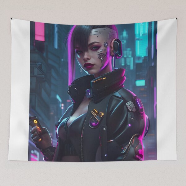 Item preview, CyberpunkGirl #16 designed and sold by Camila Hamdan.