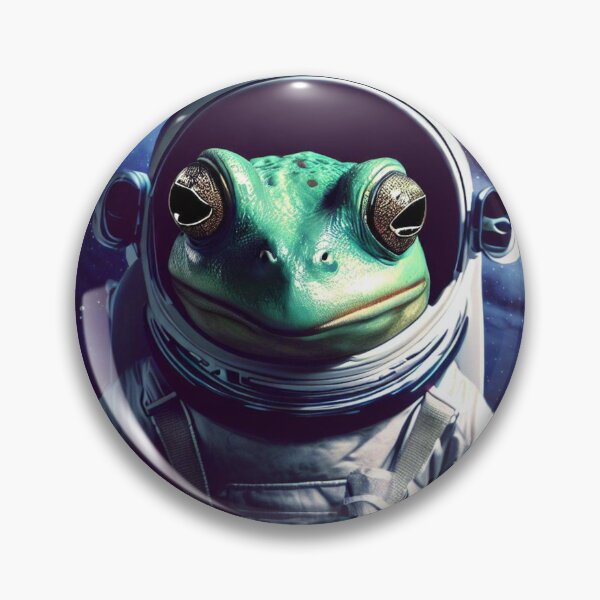 Item preview, Astronaut frog in space designed and sold by GroundhogMs.