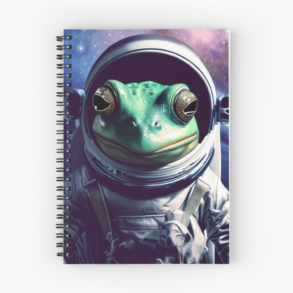 Item preview, Astronaut frog in space designed and sold by GroundhogMs.