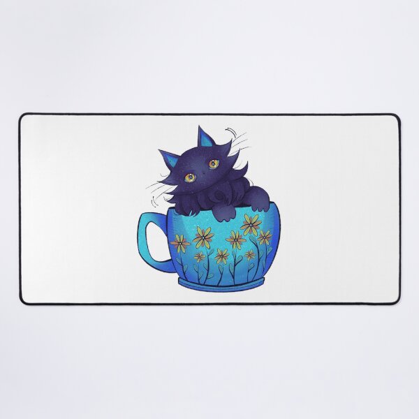 Item preview, Gato en taza de té designed and sold by Lemonade-Cat.