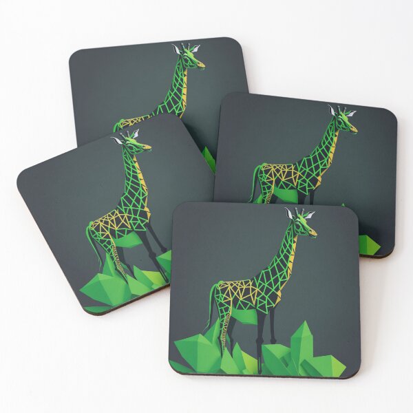 Item preview, Low Poly Giraffe Design Pattern Print  designed and sold by randomtdesigns.