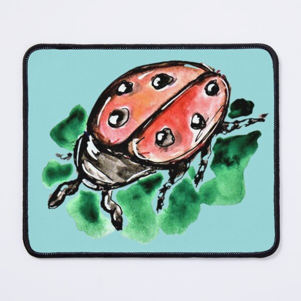 Item preview, Ladybug, watercolor, fine art designed and sold by janianna.