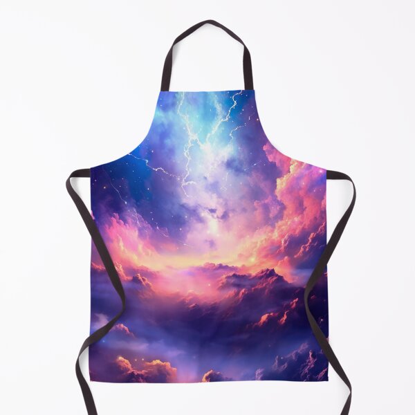 Item preview, Pastel Clouds with Lightning in Space designed and sold by ViidoriImagine.