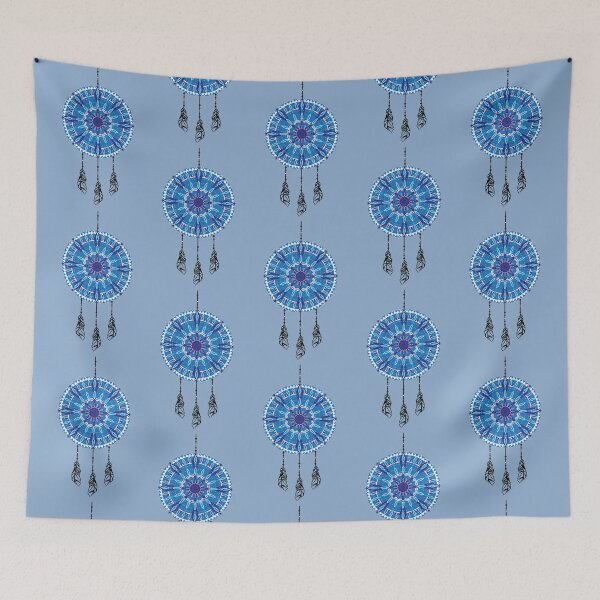 Item preview, Blue Dream Catcher designed and sold by CatCoconut-Art.