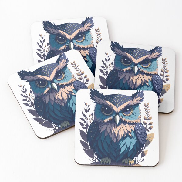 Item preview, black owl cute cartoon designed and sold by HAMDY-art.