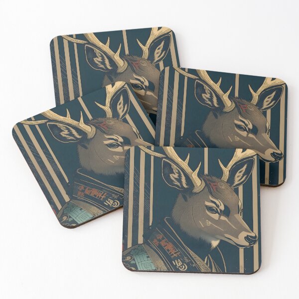 Item preview, Iberis - Cyberpunk Deer- LeiWeiss - designed and sold by LeiWeiss.