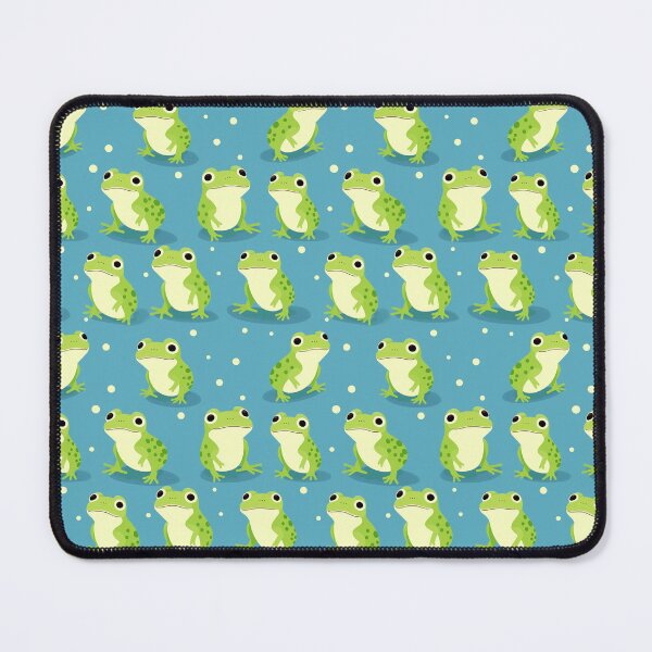 Item preview, Tiled Frog Pattern designed and sold by Comic-Canvas.