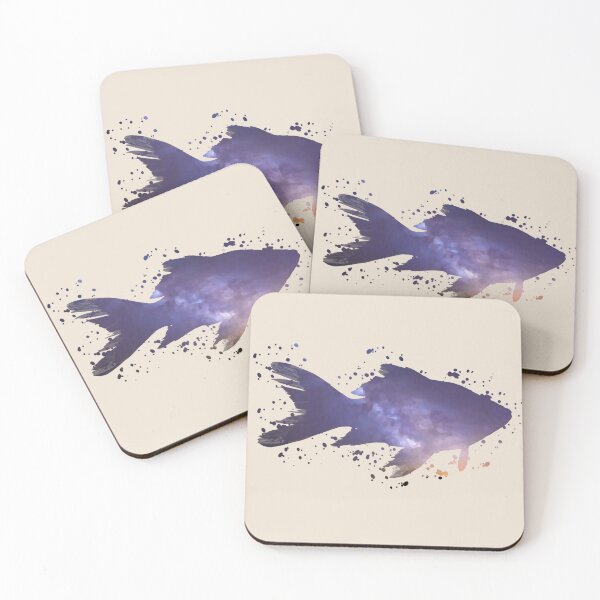Artikelvorschau, Aquarellfisch entworfen und verkauft von Woebegone Productions.