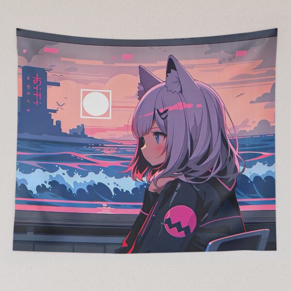 Item preview, Bayview Bliss designed and sold by Chibi Cat Art Corner.