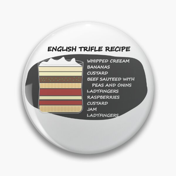 Item preview, English Trifle Recipe designed and sold by FanCollection.