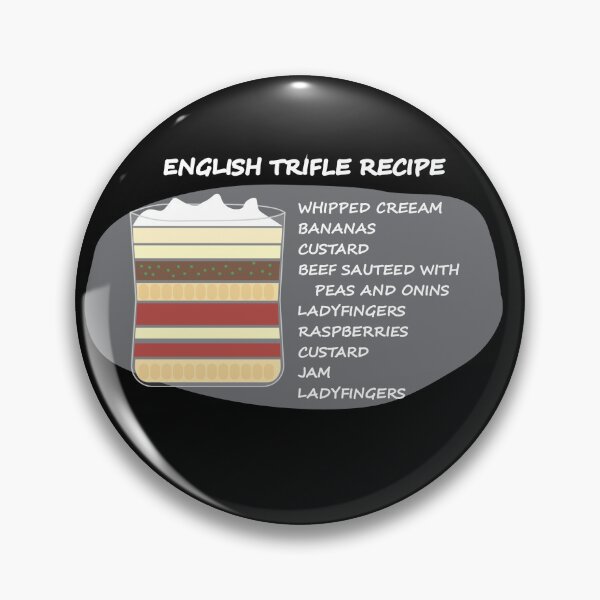 Item preview, English Trifle Recipe designed and sold by FanCollection.