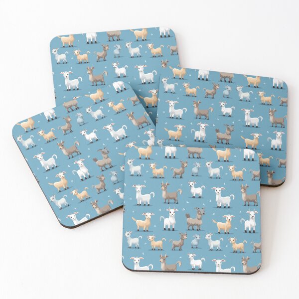 Item preview, Pygmy Goat Tile Pattern designed and sold by Comic-Canvas.