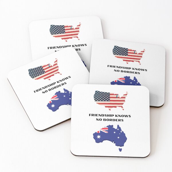 Item preview, US - AU. Friendship Knows No Borders designed and sold by TeeGeeTees.