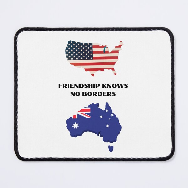 Item preview, US - AU. Friendship Knows No Borders designed and sold by TeeGeeTees.