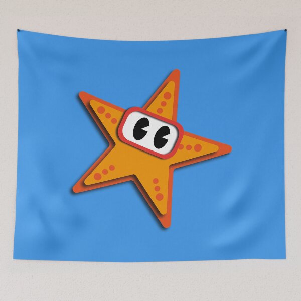 Item preview, Cartoon style starfish with papercut effect designed and sold by LuisAl1600.