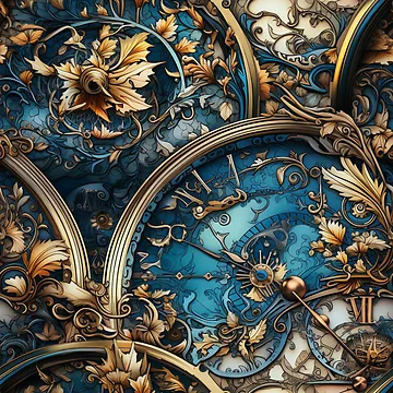 Artwork thumbnail, Clocks by patchic