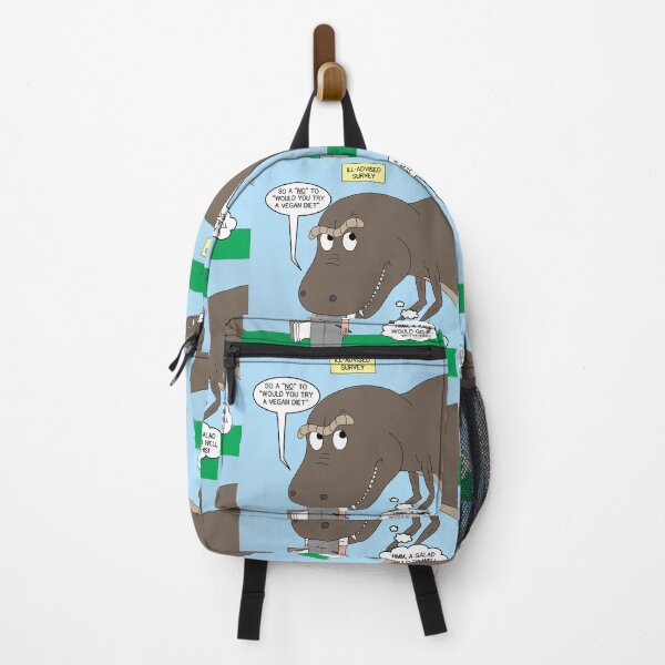 Item preview, T-Rex and the Vegan Survey designed and sold by Out to Lunch Cartoons and More.