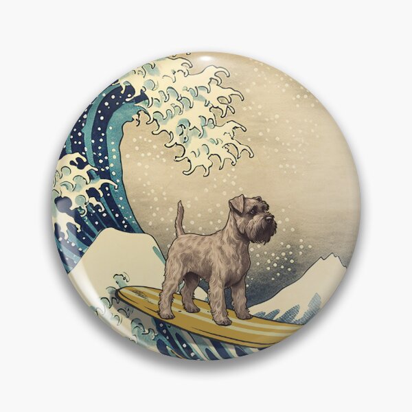 Artikelvorschau, Cesky Terrier Kanagawa Japanese Surfing Wave entworfen und verkauft von rafaeltto.