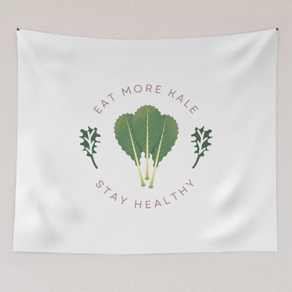 Item preview, Eat More Kale, Vegan, Vegetarian, Food, Green, Vegetables, Hipster, Plant Based, Veggies, Health and Wellness Design designed and sold by Mgibsonphoto.