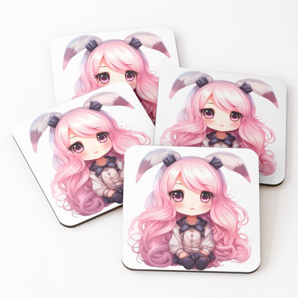 Item preview, Bunny girl 3 AI art designed and sold by SoullesRaccon.
