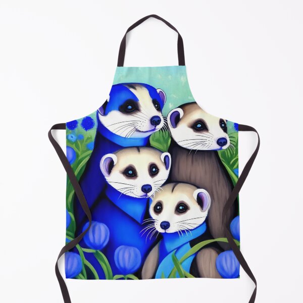 Item preview, Blue Ferret Family by Perceptual Paradox Creations designed and sold by hobbit73.