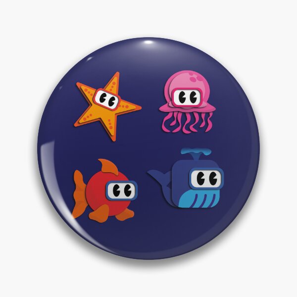 Item preview, Marine animals stickers pack designed and sold by LuisAl1600.