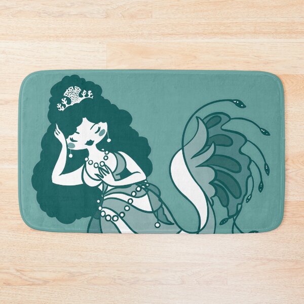 Item preview, Swirly White Mermaid  with Tiara designed and sold by RJKpoyp.