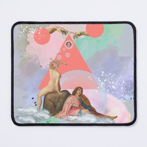 Item preview, Lovers art collage painting triangle love god designed and sold by Seremet.